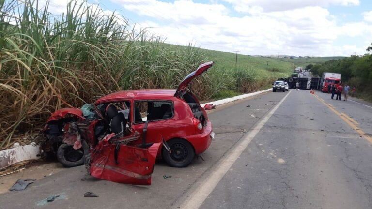Acidente em rodovia federal - Foto Divulgação