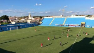 No Cornélio de Barros, o gol da vitória foi marcado pelo meia Renato - Foto: Paulo Ricardo Sobral/TV Grande Rio
