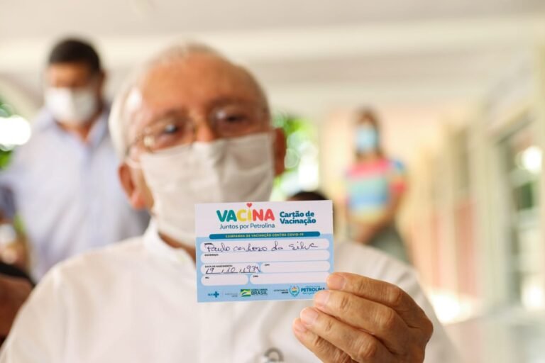 Em Petrolina, idosos a partir de 85 anos têm até segunda (8) para tomar primeira dose. foto prefeitura de petrolina
