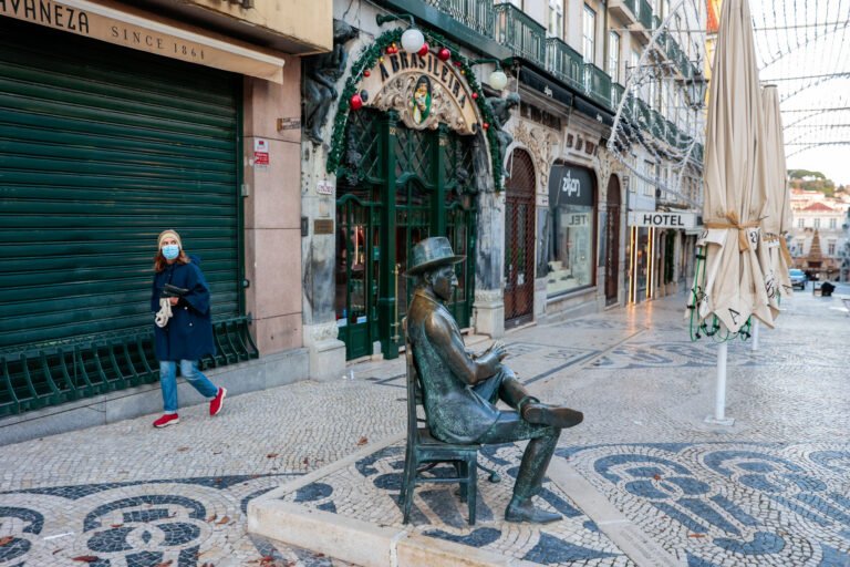 CENTRO DE LISBOA SEM TURISTAS E VAZIO FOTO INTERNET