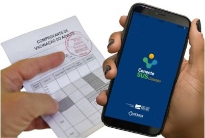 No Conecte SUS é possível obter o Certificado Nacional de Vacinação foto Agência Brasil